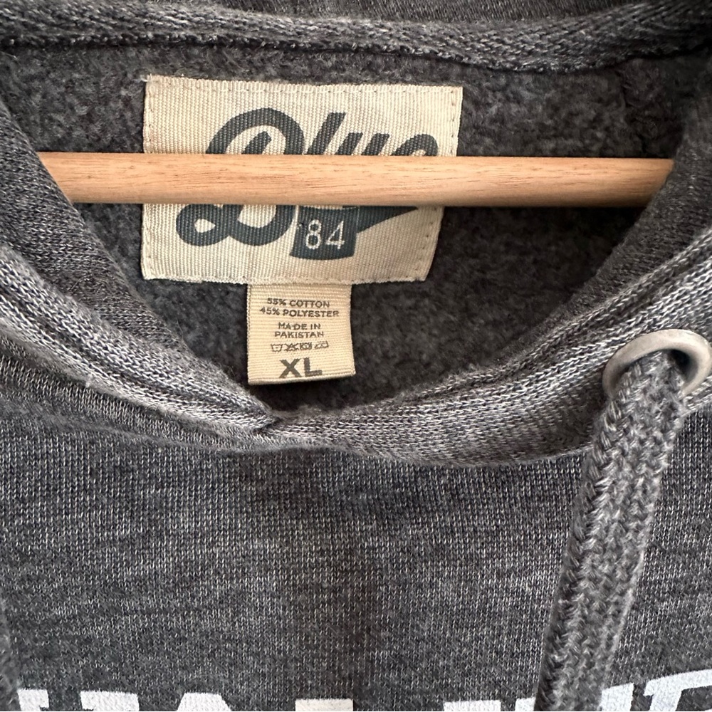 UVA Blue 84 Cavaliers Basketball Charcoal Hoodie XL - Picture 5 of 5